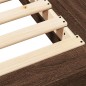 vidaXL Bettgestell Braun Eichen-Optik 90x200 cm Holzwerkstoff vidaXL Bettgestell Braun Eichen-Optik 90x200 cm Holzwerkstoff