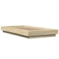 vidaXL Bettgestell Sonoma-Eiche 90x190 cm Holzwerkstoff vidaXL Bettgestell Sonoma-Eiche 90x190 cm Holzwerkstoff