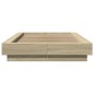 vidaXL Bettgestell Sonoma-Eiche 90x190 cm Holzwerkstoff vidaXL Bettgestell Sonoma-Eiche 90x190 cm Holzwerkstoff