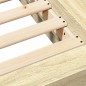 vidaXL Bettgestell Sonoma-Eiche 90x190 cm Holzwerkstoff vidaXL Bettgestell Sonoma-Eiche 90x190 cm Holzwerkstoff