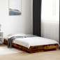 vidaXL Bettgestell Räuchereiche 75x190 cm Holzwerkstoff vidaXL Bettgestell Räuchereiche 75x190 cm Holzwerkstoff