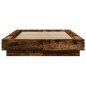 vidaXL Bettgestell Räuchereiche 75x190 cm Holzwerkstoff vidaXL Bettgestell Räuchereiche 75x190 cm Holzwerkstoff