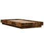 vidaXL Bettgestell Räuchereiche 75x190 cm Holzwerkstoff vidaXL Bettgestell Räuchereiche 75x190 cm Holzwerkstoff