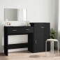 vidaXL 3-tlg. Schminktisch-Set Schwarz Holzwerkstoff vidaXL 3-tlg. Schminktisch-Set Schwarz Holzwerkstoff