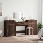 vidaXL 4-tlg. Schminktisch-Set Braun Eichen-Optik Holzwerkstoff vidaXL 4-tlg. Schminktisch-Set Braun Eichen-Optik Holzwerkstoff