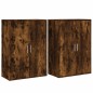 vidaXL Sideboards 2 Stk. Räuchereiche 60x31x84 cm Holzwerkstoff vidaXL Sideboards 2 Stk. Räuchereiche 60x31x84 cm Holzwerkstoff