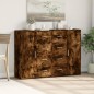 vidaXL Sideboards 2 Stk. Räuchereiche 60x31x84 cm Holzwerkstoff vidaXL Sideboards 2 Stk. Räuchereiche 60x31x84 cm Holzwerkstoff