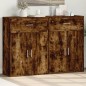 vidaXL Sideboards 2 Stk. Räuchereiche 60x30x84 cm Holzwerkstoff vidaXL Sideboards 2 Stk. Räuchereiche 60x30x84 cm Holzwerkstoff
