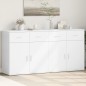 vidaXL Sideboards 2 Stk. Weiß 79x38x80 cm Holzwerkstoff vidaXL Sideboards 2 Stk. Weiß 79x38x80 cm Holzwerkstoff