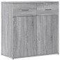 vidaXL Sideboards 2 Stk. Grau Sonoma 79x38x80 cm Holzwerkstoff vidaXL Sideboards 2 Stk. Grau Sonoma 79x38x80 cm Holzwerkstoff