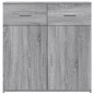 vidaXL Sideboards 2 Stk. Grau Sonoma 79x38x80 cm Holzwerkstoff vidaXL Sideboards 2 Stk. Grau Sonoma 79x38x80 cm Holzwerkstoff
