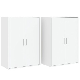 vidaXL Sideboards 2 Stk. Weiß 60x31x84 cm Holzwerkstoff