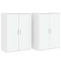 vidaXL Sideboards 2 Stk. Weiß 60x31x84 cm Holzwerkstoff vidaXL Sideboards 2 Stk. Weiß 60x31x84 cm Holzwerkstoff