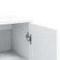 vidaXL Sideboards 2 Stk. Weiß 60x31x84 cm Holzwerkstoff vidaXL Sideboards 2 Stk. Weiß 60x31x84 cm Holzwerkstoff