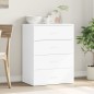 vidaXL Sideboard Weiß 60x39x80 cm Holzwerkstoff vidaXL Sideboard Weiß 60x39x80 cm Holzwerkstoff