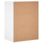 vidaXL Sideboard Weiß 60x39x80 cm Holzwerkstoff vidaXL Sideboard Weiß 60x39x80 cm Holzwerkstoff