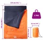 vidaXL Doppelschlafsack mit Kissen Erwachsene Camping 3-4 Jahreszeiten vidaXL Doppelschlafsack mit Kissen Erwachsene Camping 3-4 Jahreszeiten