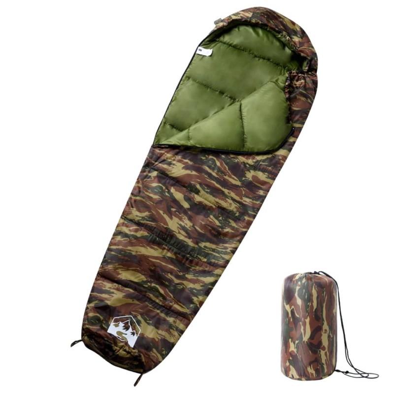 vidaXL Mumienschlafsack für Erwachsene Camping 3 Jahreszeiten vidaXL Mumienschlafsack für Erwachsene Camping 3 Jahreszeiten