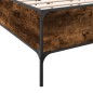 vidaXL Bettgestell Räuchereiche 140x200 cm Holzwerkstoff und Metall vidaXL Bettgestell Räuchereiche 140x200 cm Holzwerkstoff und Metall