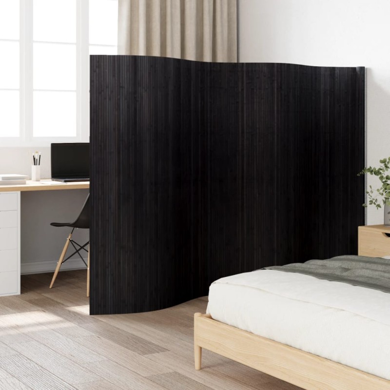 vidaXL Paravent Schwarz 165x400 cm Bambus vidaXL Paravent Schwarz 165x400 cm Bambus