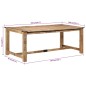 vidaXL Esstisch 200x100x75 cm Massivholz Mango vidaXL Esstisch 200x100x75 cm Massivholz Mango