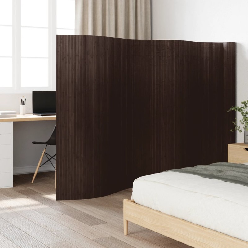 vidaXL Paravent Dunkelbraun 165x800 cm Bambus vidaXL Paravent Dunkelbraun 165x800 cm Bambus