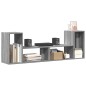 vidaXL TV-Schränke 2 Stk. Grau Sonoma 75x30x50 cm Holzwerkstoff vidaXL TV-Schränke 2 Stk. Grau Sonoma 75x30x50 cm Holzwerkstoff