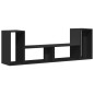 vidaXL TV-Schränke 2 Stk. Schwarz 75x30x50 cm Holzwerkstoff vidaXL TV-Schränke 2 Stk. Schwarz 75x30x50 cm Holzwerkstoff