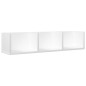 vidaXL Wandschrank Weiß 75x18x16,5 cm Holzwerkstoff vidaXL Wandschrank Weiß 75x18x16,5 cm Holzwerkstoff