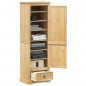 vidaXL Kleiderschrank Corona 55x38x170 cm Massivholz Kiefer vidaXL Kleiderschrank Corona 55x38x170 cm Massivholz Kiefer
