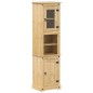 vidaXL Badschrank Corona 50x40x185 cm Massivholz Kiefer vidaXL Badschrank Corona 50x40x185 cm Massivholz Kiefer