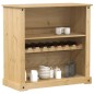 vidaXL Weinschrank Corona 107,5x51x105,5 cm Massivholz Kiefer vidaXL Weinschrank Corona 107,5x51x105,5 cm Massivholz Kiefer