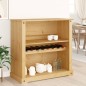 vidaXL Weinschrank Corona 107,5x51x105,5 cm Massivholz Kiefer vidaXL Weinschrank Corona 107,5x51x105,5 cm Massivholz Kiefer