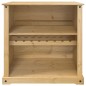 vidaXL Weinschrank Corona 107,5x51x105,5 cm Massivholz Kiefer vidaXL Weinschrank Corona 107,5x51x105,5 cm Massivholz Kiefer