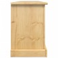 vidaXL Schuhschrank Corona 99x32x47 cm Massivholz Kiefer vidaXL Schuhschrank Corona 99x32x47 cm Massivholz Kiefer