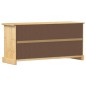 vidaXL Schuhschrank Corona 99x32x47 cm Massivholz Kiefer vidaXL Schuhschrank Corona 99x32x47 cm Massivholz Kiefer