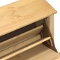 vidaXL Schuhschrank Corona 99x32x47 cm Massivholz Kiefer vidaXL Schuhschrank Corona 99x32x47 cm Massivholz Kiefer