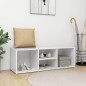 vidaXL Schuhbank Weiß 105x35x35 cm Holzwerkstoff vidaXL Schuhbank Weiß 105x35x35 cm Holzwerkstoff