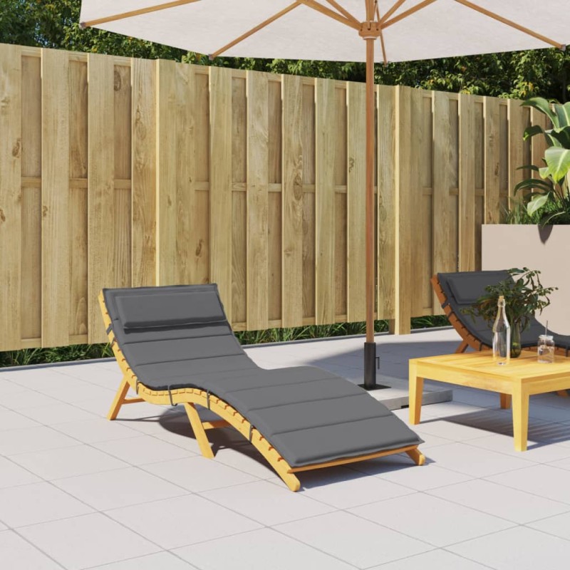 vidaXL Sonnenliegen-Auflage Anthrazit 180x60x3 cm Oxford-Gewebe vidaXL Sonnenliegen-Auflage Anthrazit 180x60x3 cm Oxford-Gewebe