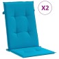 vidaXL Gartenstühle mit Kissen 2 Stk. Massivholz Teak vidaXL Gartenstühle mit Kissen 2 Stk. Massivholz Teak