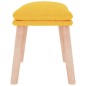 vidaXL Fußhocker Senfgelb 45x29,5x35 cm Stoff vidaXL Fußhocker Senfgelb 45x29,5x35 cm Stoff