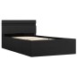 vidaXL Bett mit Bettkasten Hydraulisch LED Dunkelgrau Stoff 90x200 cm vidaXL Bett mit Bettkasten Hydraulisch LED Dunkelgrau Stoff 90x200 cm