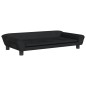 vidaXL Hundebett Schwarz 100x50x21 cm Samt vidaXL Hundebett Schwarz 100x50x21 cm Samt