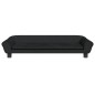 vidaXL Hundebett Schwarz 100x50x21 cm Samt vidaXL Hundebett Schwarz 100x50x21 cm Samt
