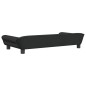 vidaXL Hundebett Schwarz 100x50x21 cm Samt vidaXL Hundebett Schwarz 100x50x21 cm Samt