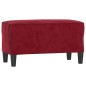vidaXL Sitzbank Weinrot 70x35x41 cm Samt vidaXL Sitzbank Weinrot 70x35x41 cm Samt