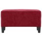 vidaXL Sitzbank Weinrot 70x35x41 cm Samt vidaXL Sitzbank Weinrot 70x35x41 cm Samt