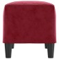 vidaXL Sitzbank Weinrot 70x35x41 cm Samt vidaXL Sitzbank Weinrot 70x35x41 cm Samt