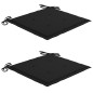 vidaXL Gartenstühle mit Kissen 2 Stk. Massivholz Akazie vidaXL Gartenstühle mit Kissen 2 Stk. Massivholz Akazie