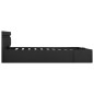 vidaXL Bett mit Bettkasten Hydraulisch LED Dunkelgrau Stoff 120x200 cm vidaXL Bett mit Bettkasten Hydraulisch LED Dunkelgrau Stoff 120x200 cm